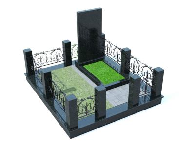 Благоустройство могилы №3