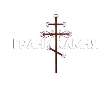 Металлический крест №4 на могилу