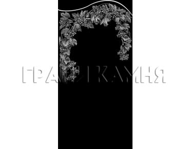 Вертикальный гранитный памятник с виноградной лозой №71