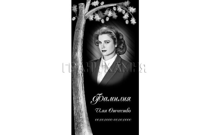 Вертикальный гранитный памятник на могилу №168