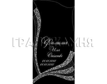 Вертикальный гранитный памятник на могилу №182