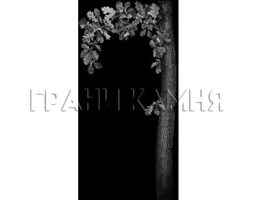 Вертикальный гранитный памятник на могилу №207