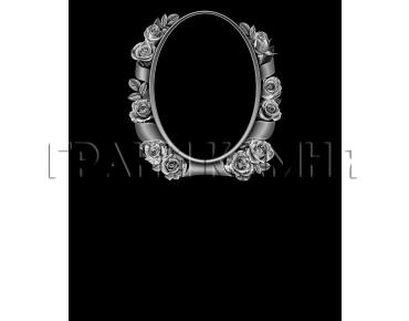 Вертикальный гранитный памятник на могилу с розами №228