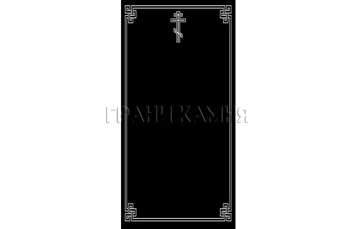 Вертикальный гранитный памятник на могилу с крестом №281