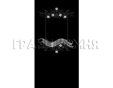 Вертикальный гранитный памятник на могилу №340