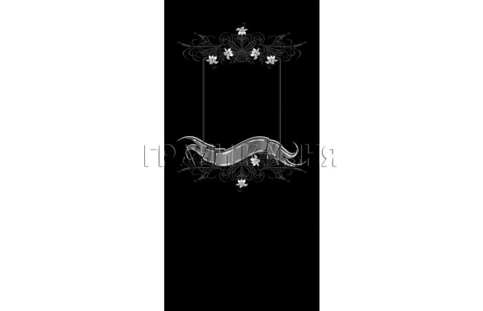 Вертикальный гранитный памятник на могилу №340