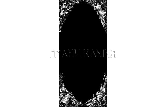 Вертикальный гранитный памятник на могилу №352