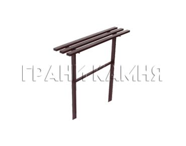 Лавочка на кладбище №1