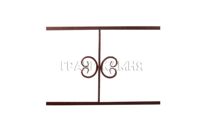 Ограда на могилу металлическая №1