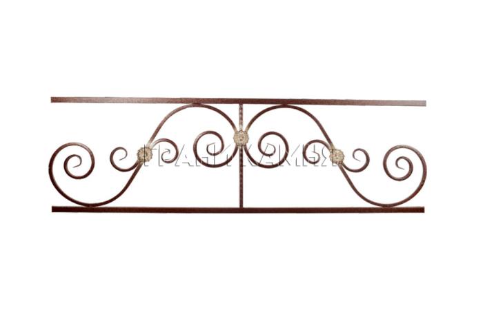 Оградка на могилу металлическая №10