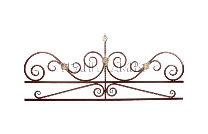 Оградка металлическая на могилу №11