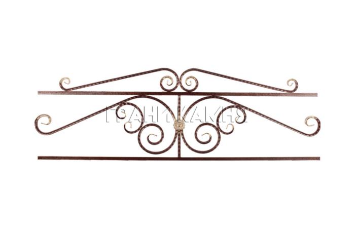 Металлическая оградка для могилы №18