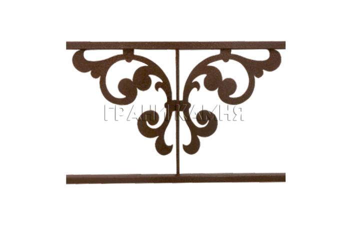 Ограда металлическая на могилу №20