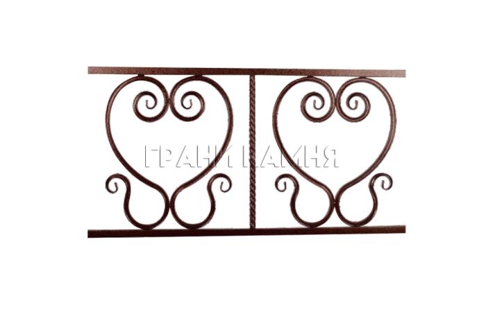 Металлическая ограда на могилу №21