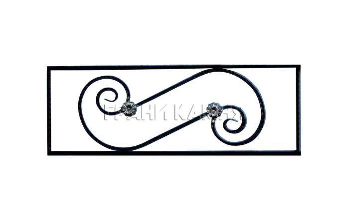 Ограда металлическая на кладбище №27