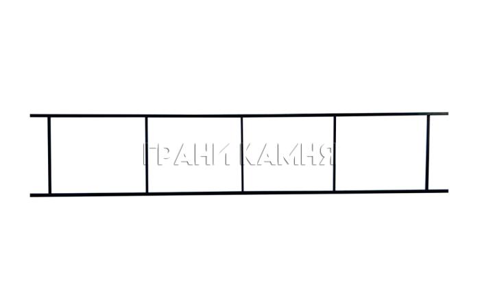 Оградка на могилу металлическая №29