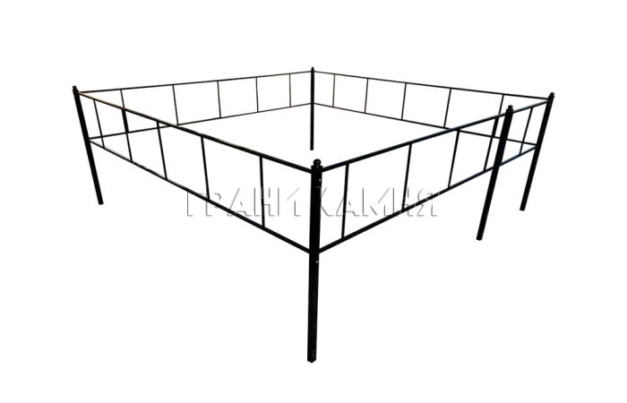 Оградка на могилу металлическая №29