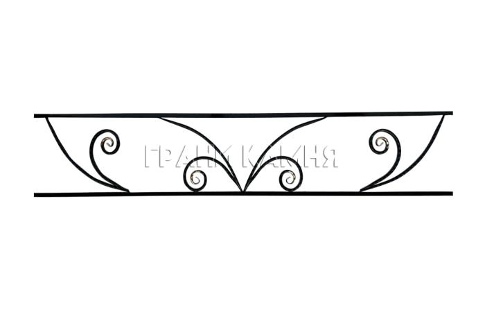 Оградка металлическая на могилу №30