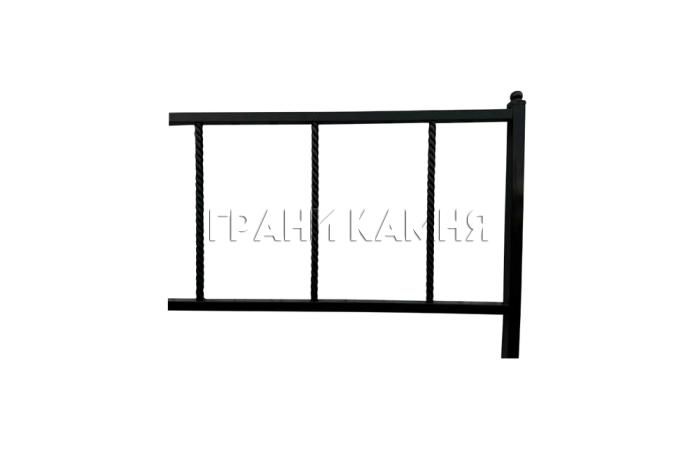 Металлическая оградка на могилу №31