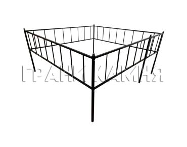 Металлическая оградка на могилу №31