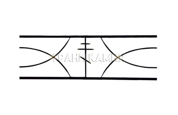 Оградка на кладбище металлическая №33