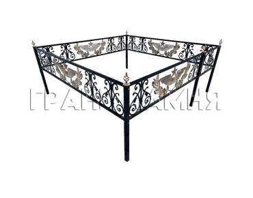 Ограда металлическая для могилы №43
