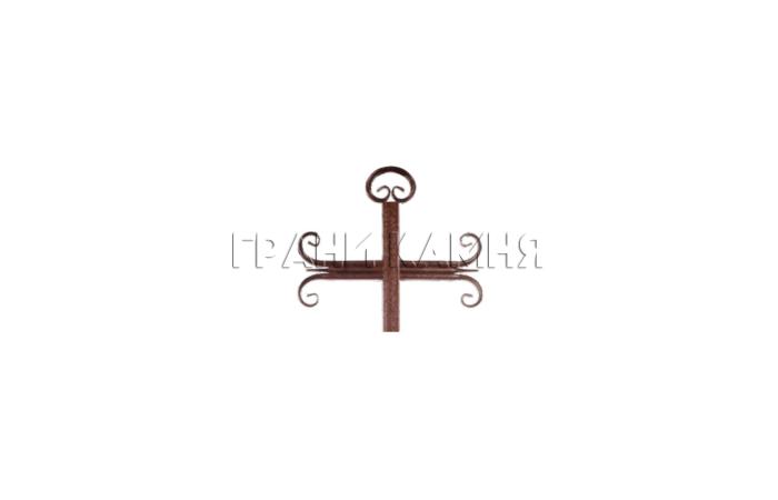 Крест на могилу металлический №1
