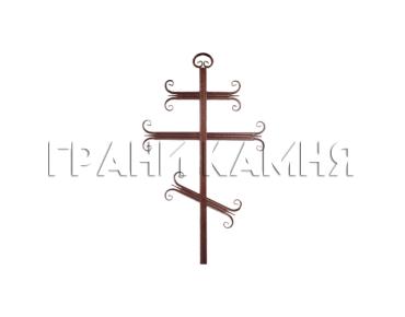 Крест на могилу металлический №1