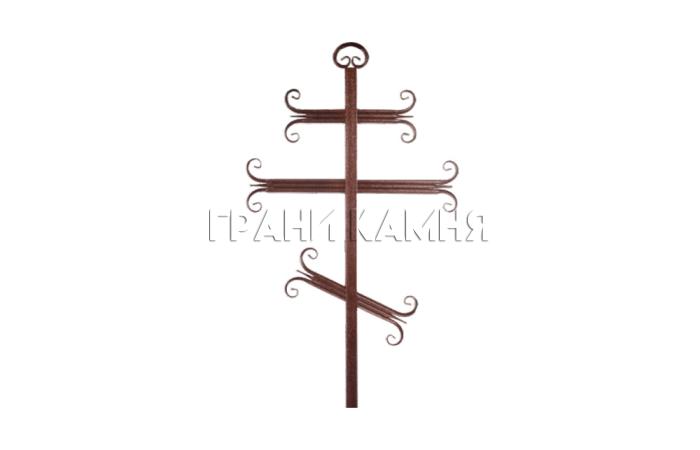 Крест на могилу металлический №1