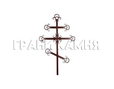 Крест на могилу металлический №3