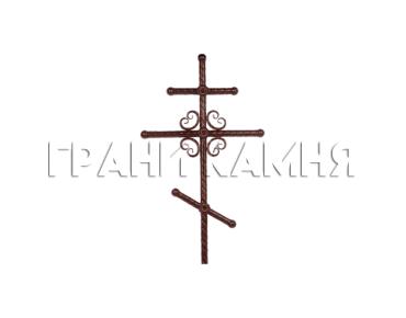 Крест на могилу металлический №6