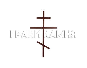 Металлический крест на могилу №7