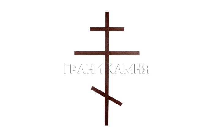 Металлический крест на могилу №7