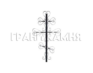 Крест на могилу из металла №8
