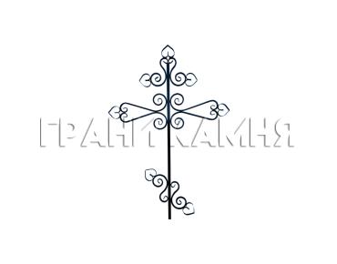 Крест на могилу металлический №9