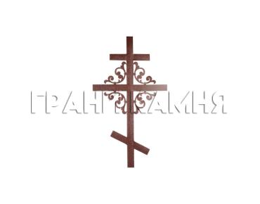 Крест на могилу из металла №11