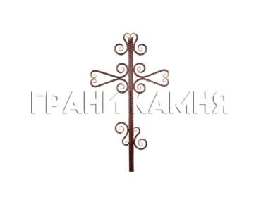 Металлический крест на могилу №13