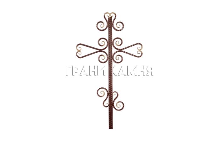Металлический крест на могилу №13