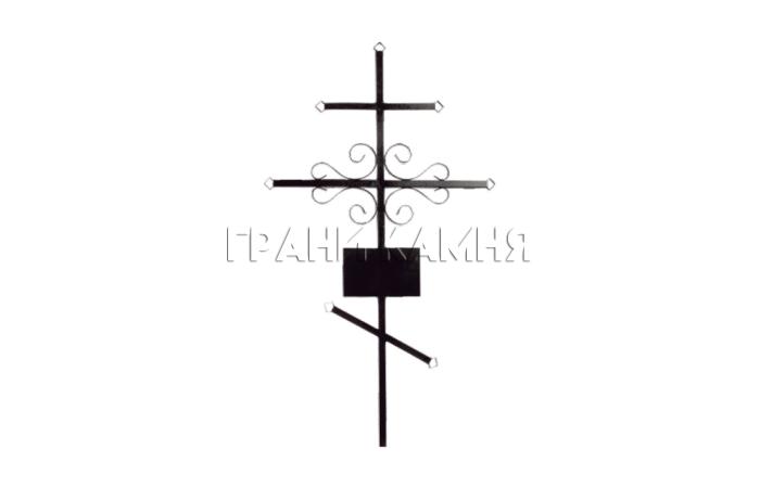 Крест на могилу металлический №15