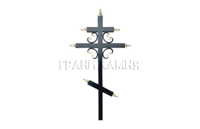 Крест на могилу из металла №17