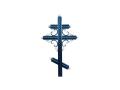 Металлический крест на могилу №22