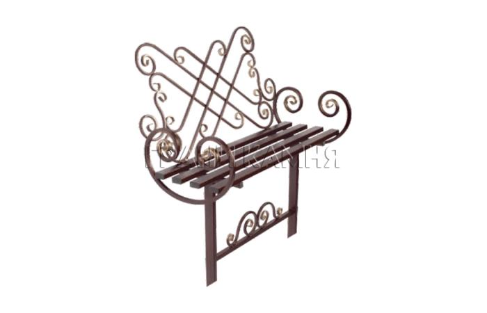 Лавочка на кладбище №4