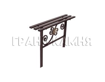 Лавочка на кладбище №5