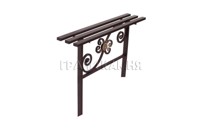 Лавочка на кладбище №5