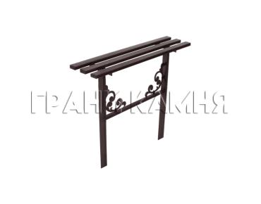 Скамейка на кладбище №6 рисунок лазерная резка