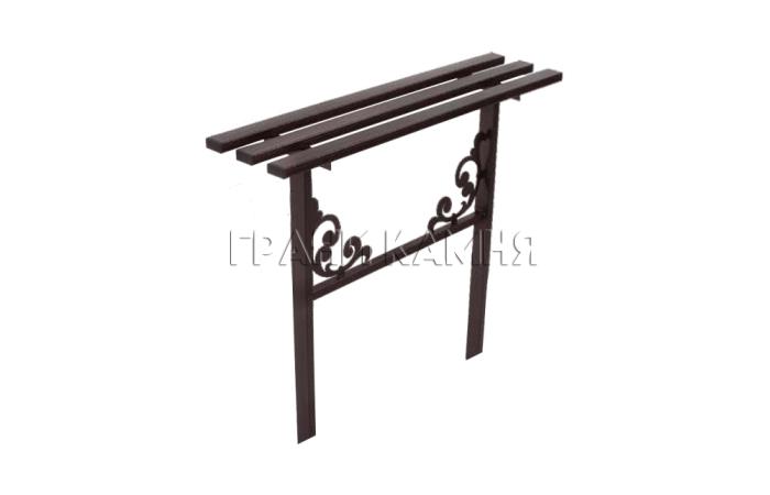 Скамейка на кладбище №6 рисунок лазерная резка