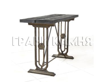 Чугунная скамейка на могилу