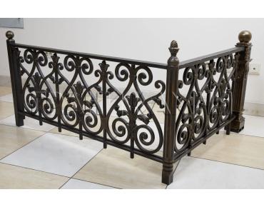 Чугунная ограда на могилу №1 'Малая'