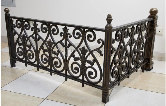 Чугунная ограда на могилу №1 'Малая'