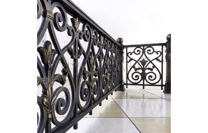 Чугунная ограда на могилу №1 'Малая'